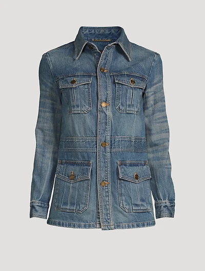 Saharienne Denim Jacket
