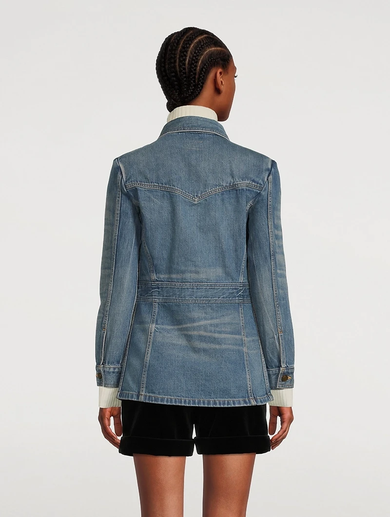 Saharienne Denim Jacket