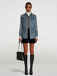 Saharienne Denim Jacket
