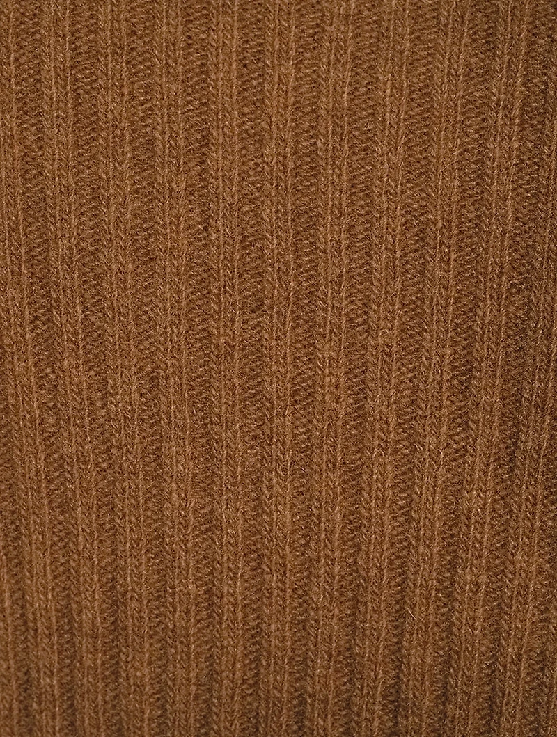 Ribbed Wool And Cashmere Turtleneck Sweater