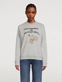 Sweatshirt With Snoopy Print