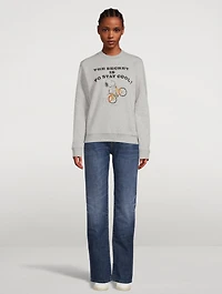 Sweatshirt With Snoopy Print