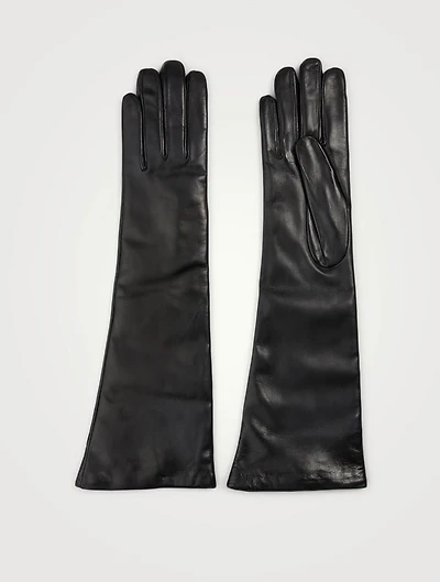Leather Gloves With Cashmere Lining