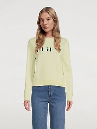 Merino Wool Logo Sweater