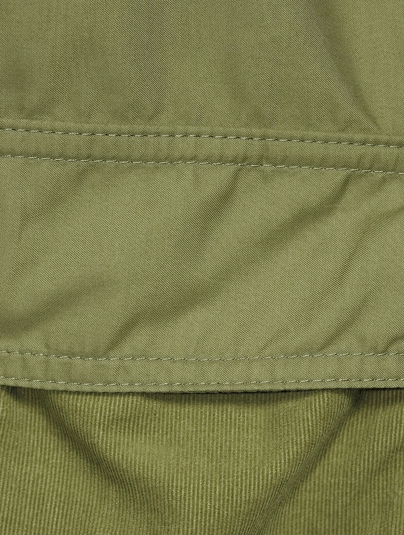 Cotton-Blend Belted Shorts