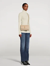 Medium Kate YSL Monogram Leather Chain Bag