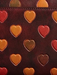 Small Kate YSL Monogram Heart-Embossed Leather Chain Bag
