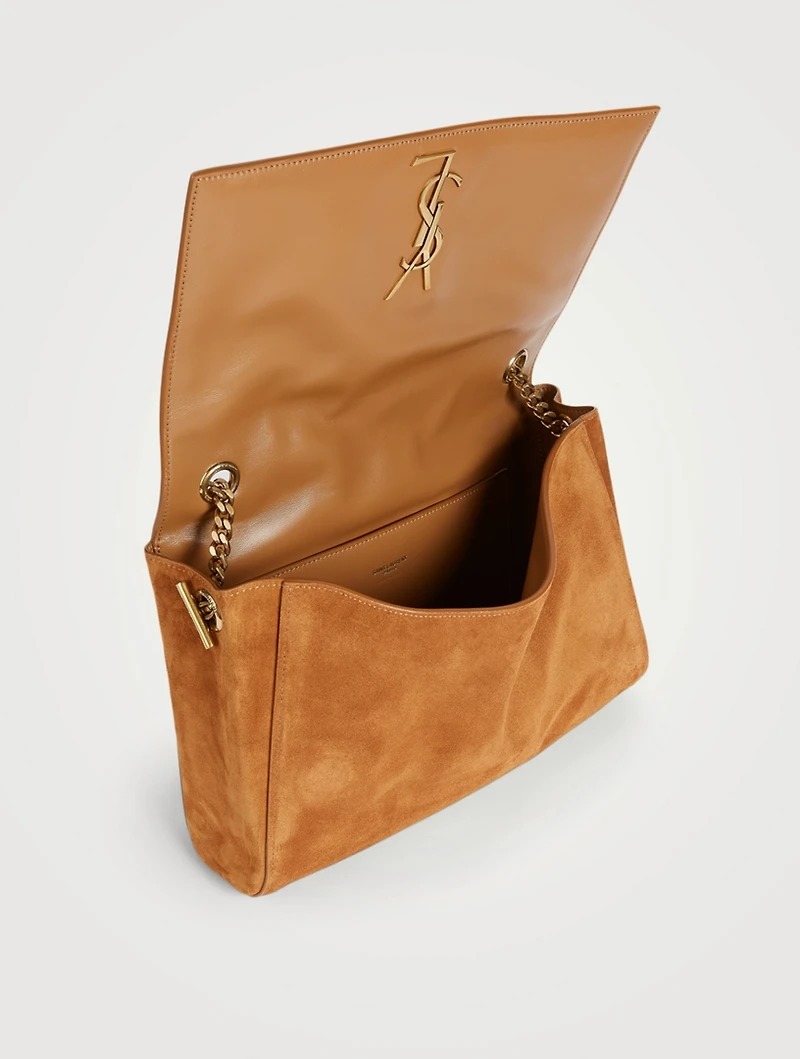 Kate Reversible YSL Monogram Leather And Suede Bag