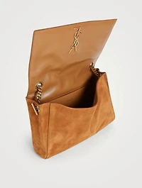 Kate Reversible YSL Monogram Leather And Suede Bag