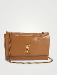 Kate Reversible YSL Monogram Leather And Suede Bag