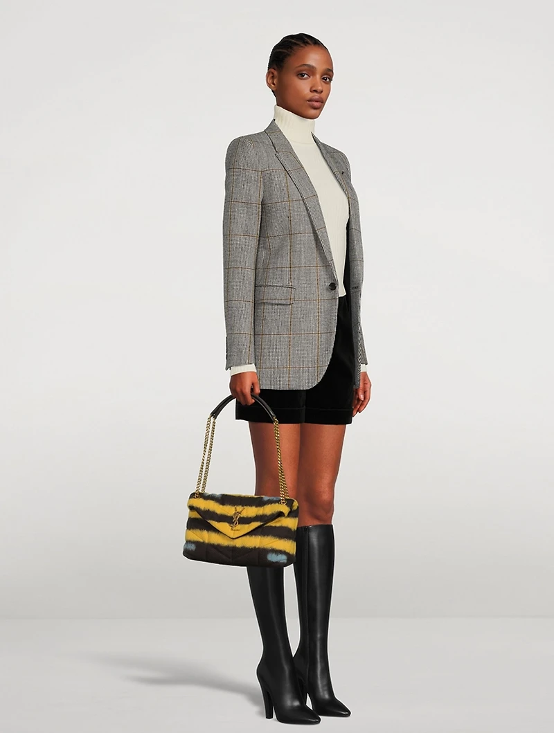 Small Loulou Puffer YSL Monogram Chain Bag In Tie Dye