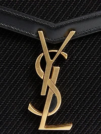 Cassandra YSL Monogram Velvet Chain Wallet