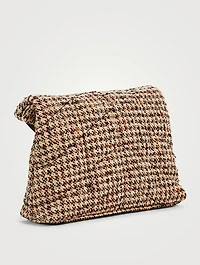 Lou Puffer Tweed Clutch