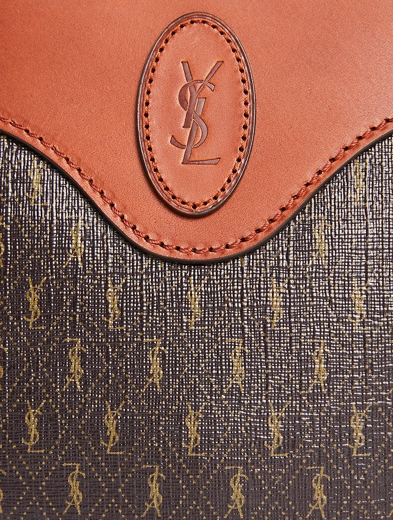 Le Monogramme Leather And Canvas Crossbody Bag