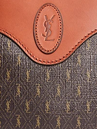 Le Monogramme Leather And Canvas Crossbody Bag