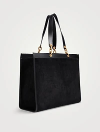 Le Maillon Suede Tote Bag