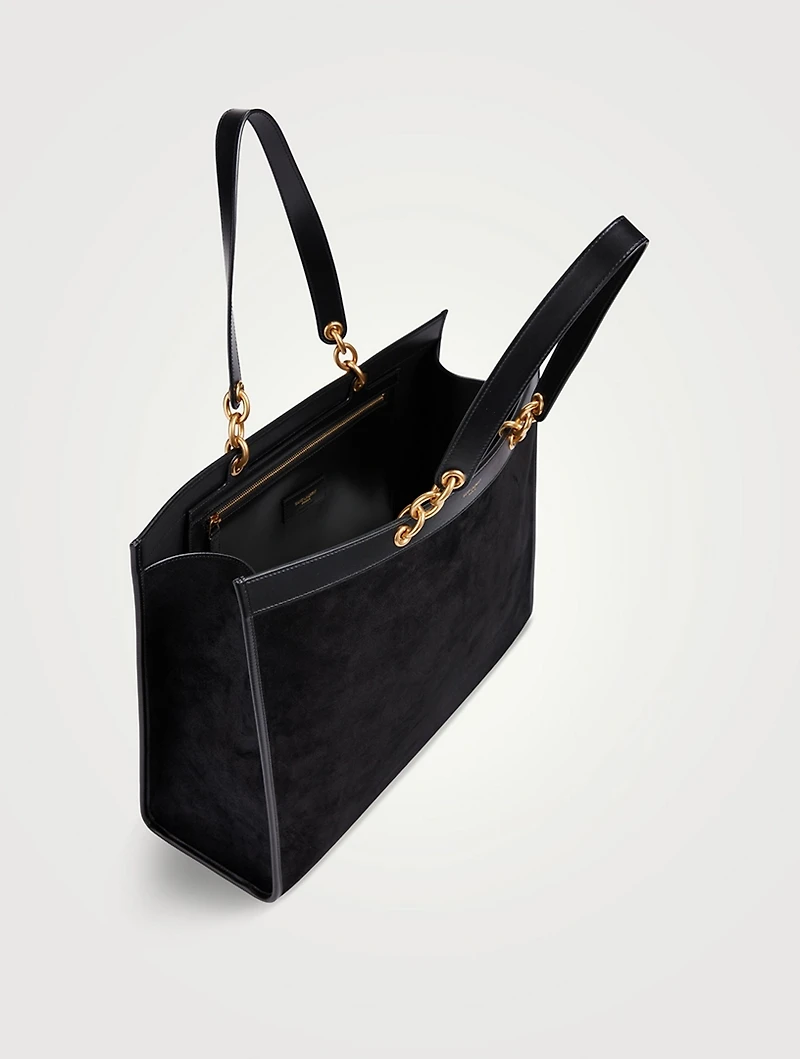 Le Maillon Suede Tote Bag