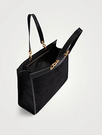 Le Maillon Suede Tote Bag