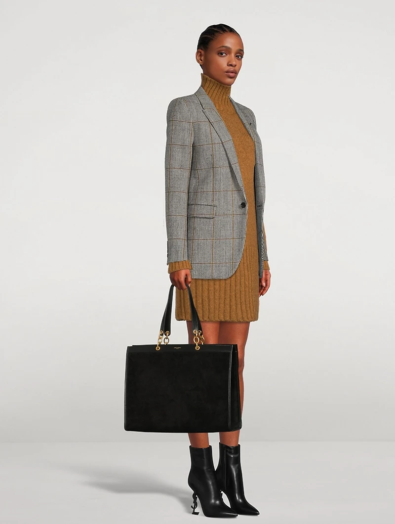 Le Maillon Suede Tote Bag