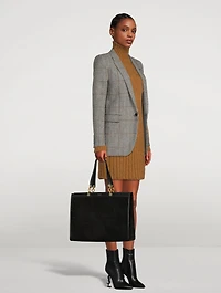 Le Maillon Suede Tote Bag