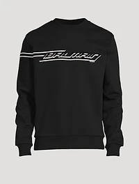 Flocked Logo Sweatshirt