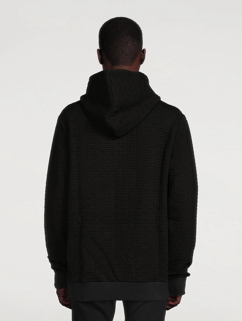 Cotton Monogram Hoodie