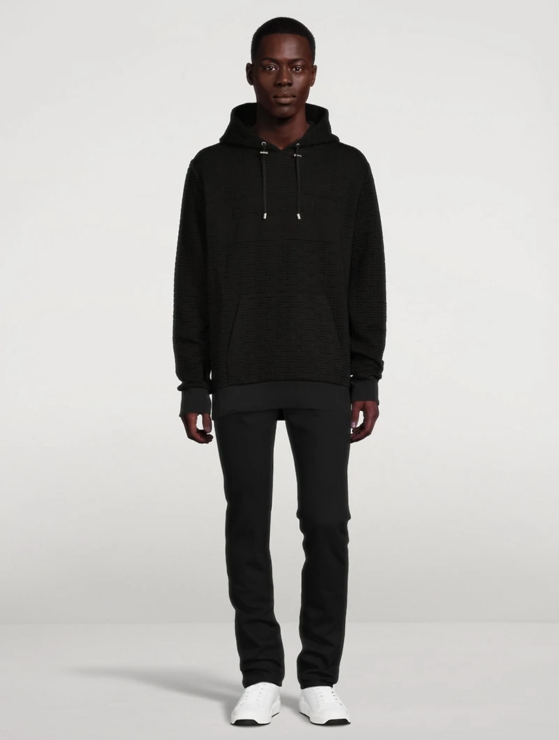 Cotton Monogram Hoodie