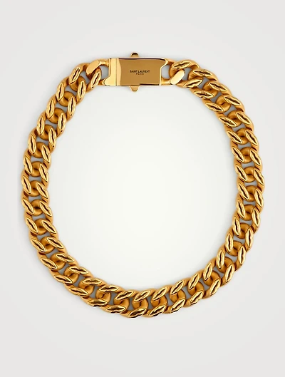 Lip Links Chain Necklace
