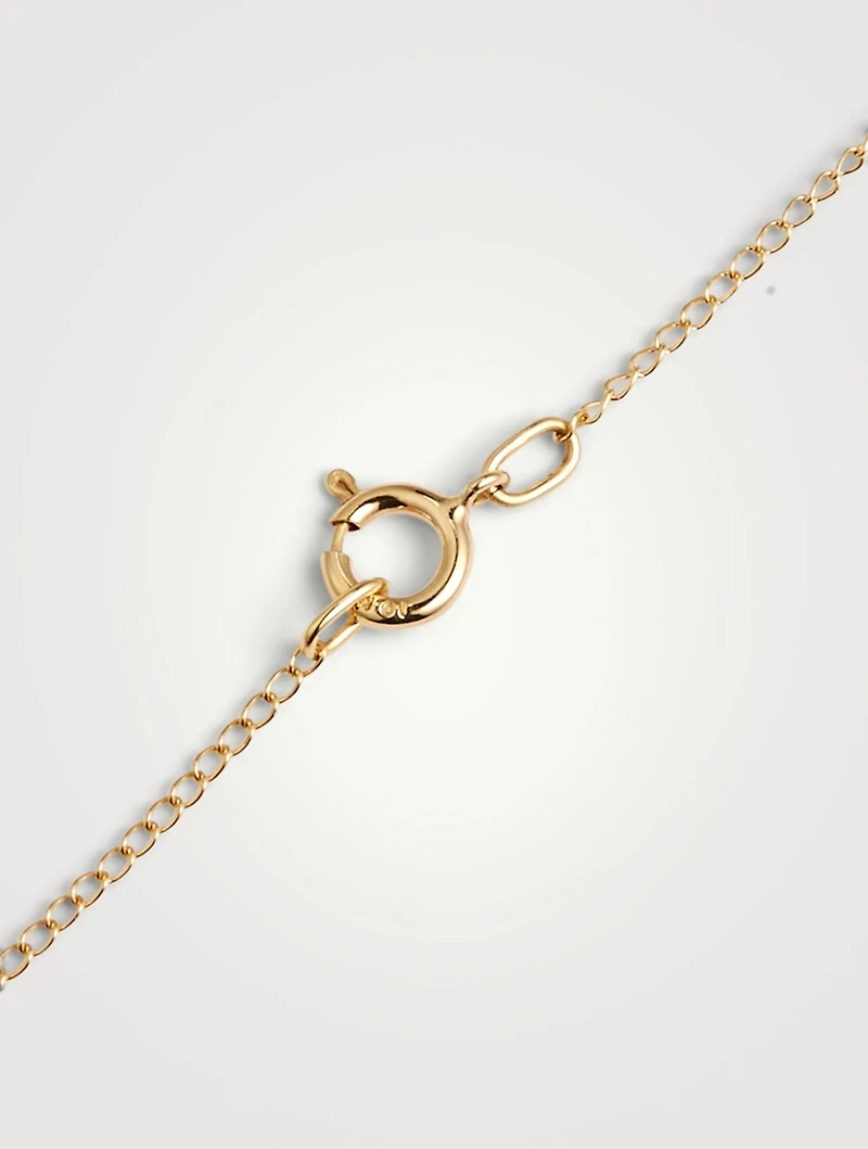 Little Lila Diamond Star Pendant 10k Gold Chain Necklace