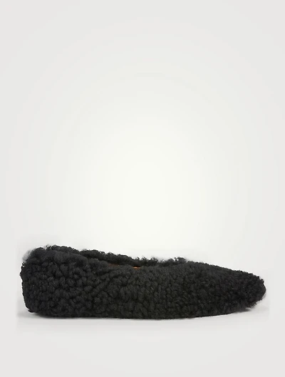 Dancer Shearling Ballet Flats