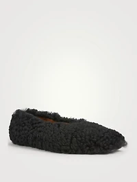 Dancer Shearling Ballet Flats