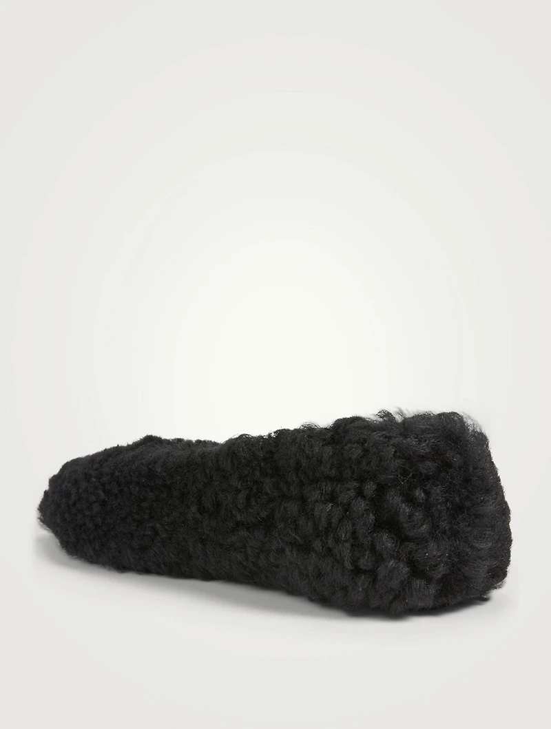 Dancer Shearling Ballet Flats