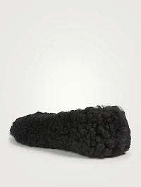 Dancer Shearling Ballet Flats
