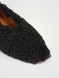 Dancer Shearling Ballet Flats