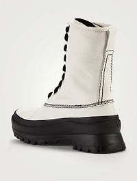 Leather Combat Boots