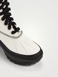 Leather Combat Boots