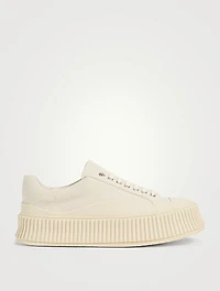 Canvas Platform Sneakers