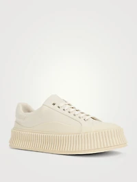 Canvas Platform Sneakers