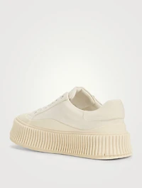 Canvas Platform Sneakers