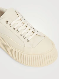 Canvas Platform Sneakers
