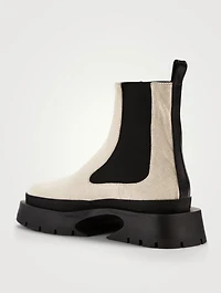 Canvas Chelsea Boots