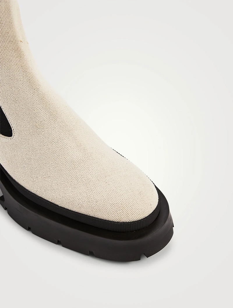 Canvas Chelsea Boots