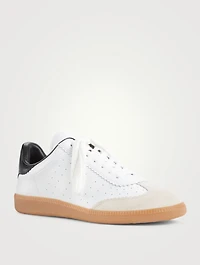 Bryce Perforated Leather Sneakers