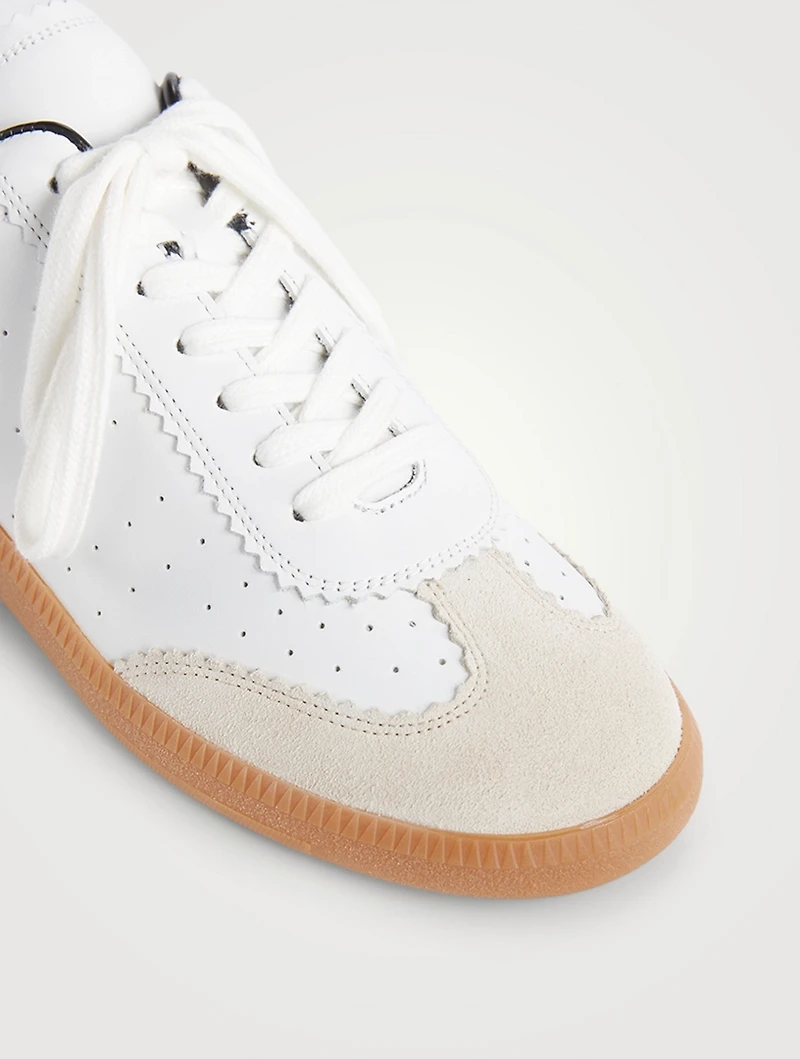 Bryce Perforated Leather Sneakers