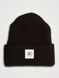 Merino Crest Label Beanie