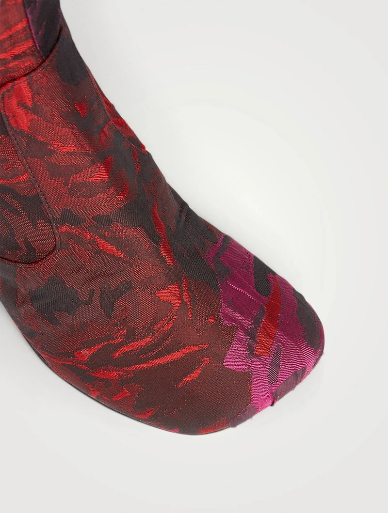Brocade Ankle Boots