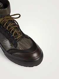Padded High-Top Sneakers