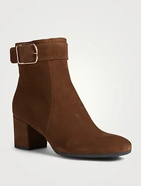 Jesse Suede Heeled Ankle Boots