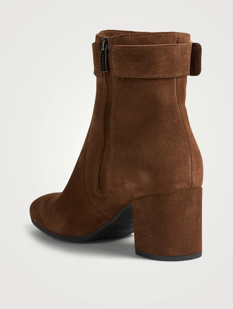 Jesse Suede Heeled Ankle Boots