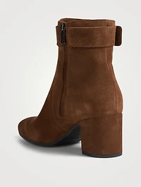 Jesse Suede Heeled Ankle Boots